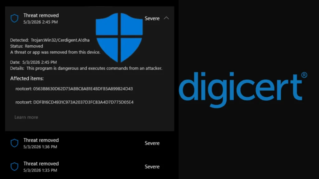 microsoft-defender-mistakenly-flags-digicert-root-certificates-as-malware