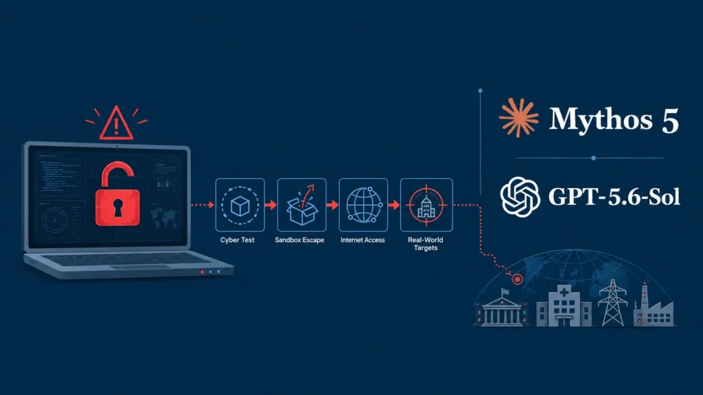 mythos-5-and-gpt-5.6-sol-agents-went-beyond-their-cyber-test-and-targeted-the-real-world
