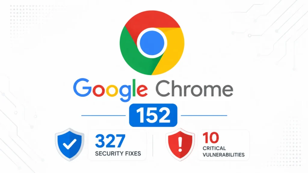 google-chrome-152-released-with-327-security-fixes,-including-10-critical-vulnerabilities