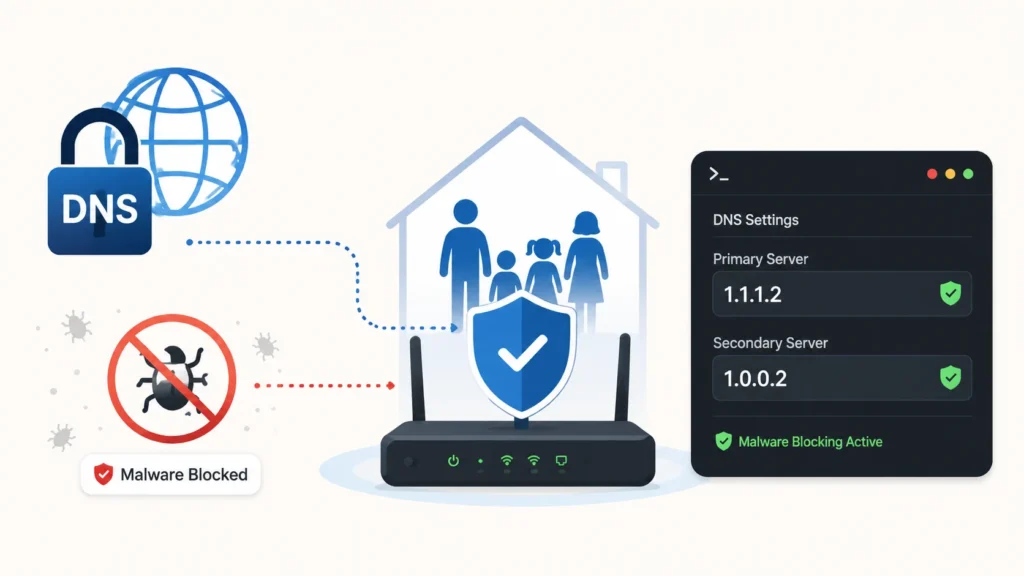 free-router-dns-tweak-blocks-malware-and-phishing-across-home-networks