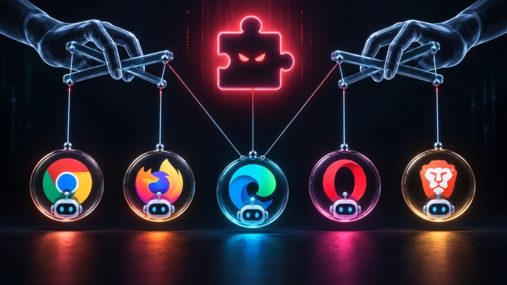 bragjack-attack-lets-malicious-extensions-hijack-ai-agents-across-5-major-browsers