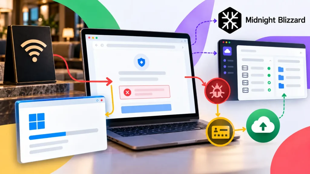 midnight-blizzard-abuses-hotel-wi-fi-captive-portals-to-deliver-malware-and-steal-credentials