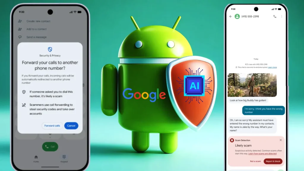 google-unveils-new-android-ai-protections-to-block-scam-calls,-phishing-links-and-otp-theft